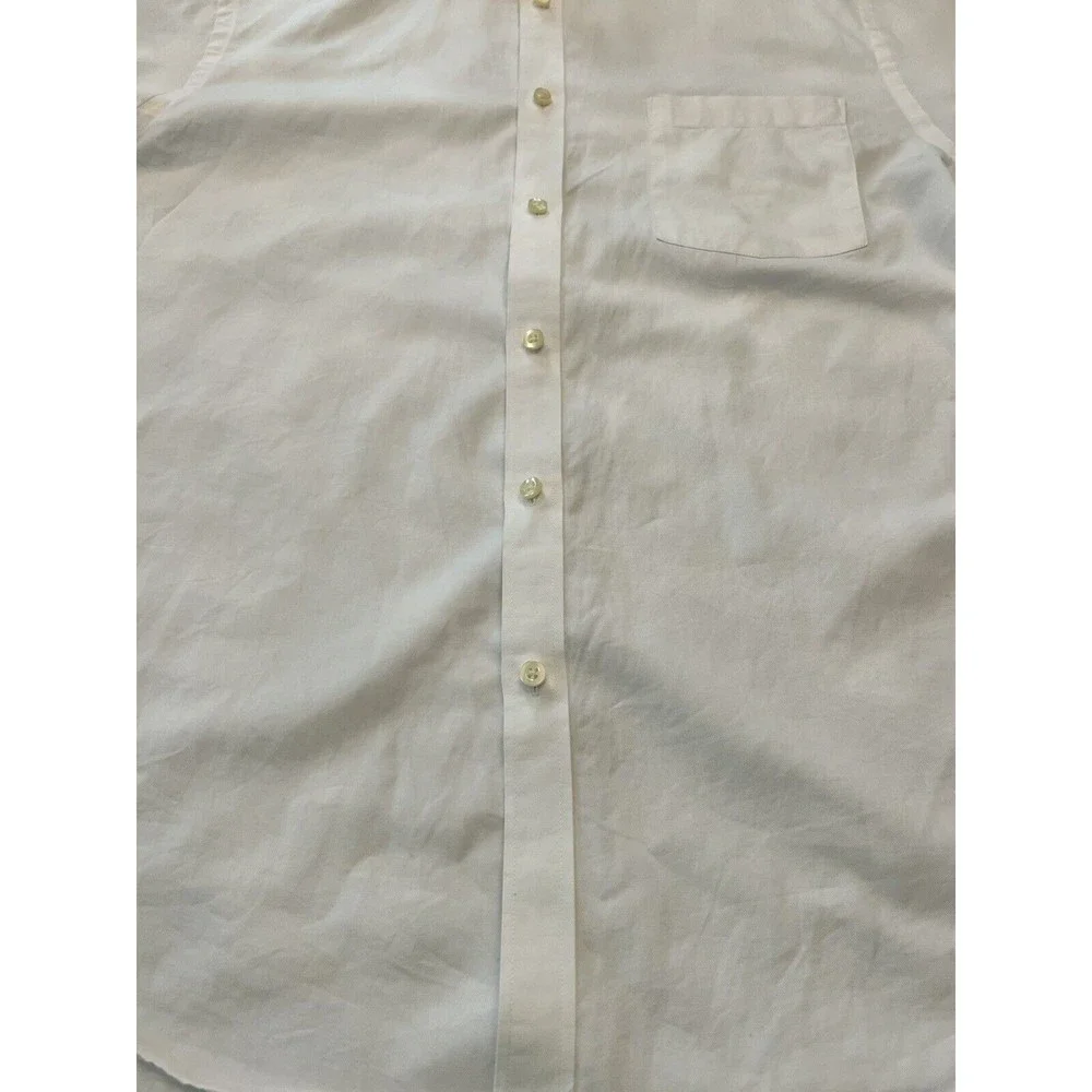 Michael Kors Shirt Mens L Large White Button Up Long Sleeve Casual Cotton Adult - Picture 5 of 16